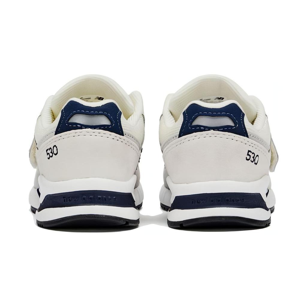 New Balance NB 530 Удобные Модные Разноцветные Амортизирующие Дышащие Низкие Повседневные Кроссовки Детские кроссовки Светло-серые KV530SRP