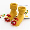 0-3Years Winter Infant Baby Boys Girls Socks Anti Slip Cartoon Thick Warm Christmas New Year's Socks Newborn Accessories