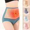 Женские зимние трусы с цветочным принтом, эластичные, термобелье, бесшовные, сохраняют тепло