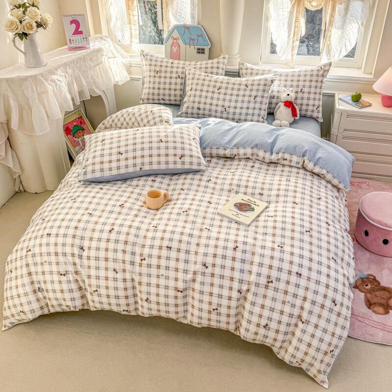 Grace Постельный набор из 4 предметов из 100% хлопка с принтом