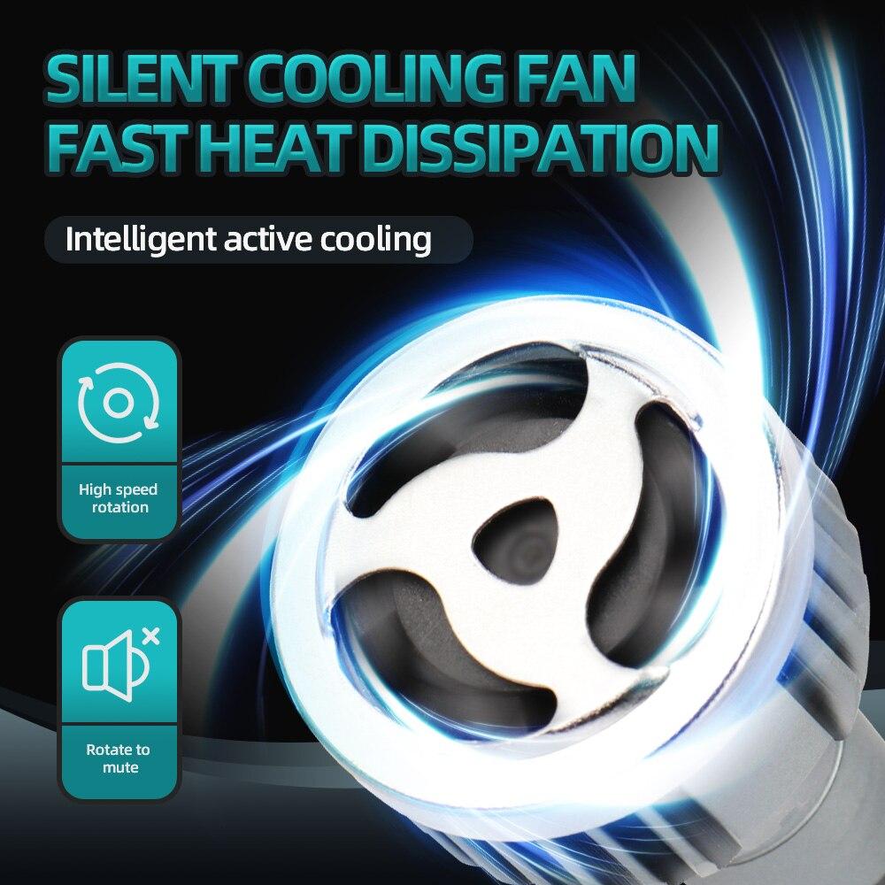 Roadsun Светодиодная фара H4 с ближним и дальним светом HB4 HB3 9005 9006 H11 H13 9004 9007 H1 H7 LED Canbus Чип 3570 Автомобильные противотуманные фары 12В 6000К