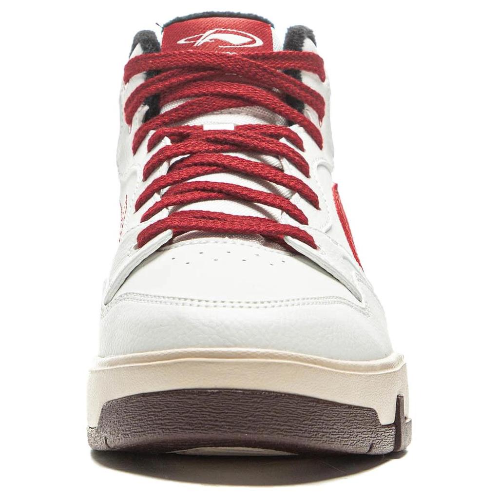 Li Ning Common 80-е MID Износостойкие Дышащие Высокие Скейтбордические Кроссовки Женские AGCV408-3