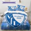 Bochum Pattern Bedding Home Decoration Birthday Gift (1 * duvet cover + 2 * pillowcase, without core)