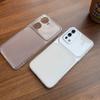 Разделенный двухпанельный матовый прозрачный чехол для OPPO A55 4G с большим независимым окном для камеры, защита от пожелтения, противоударный защитный чехол