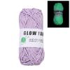 Полиэстер Плетение для шитья Светящаяся Толстая Пряжа Ручной вязки Светящаяся в темноте Вязальная шерсть
