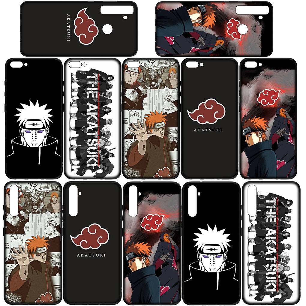 Чехол для iPhone 16 15 Xiaomi Redmi Note 14 13 12 11 Pro Max X 8 9 16e Samsung Galaxy S25 S24 S23 Moto G54 OPPO Huawei Аниме Пейн Акацуки Чехол для телефона
