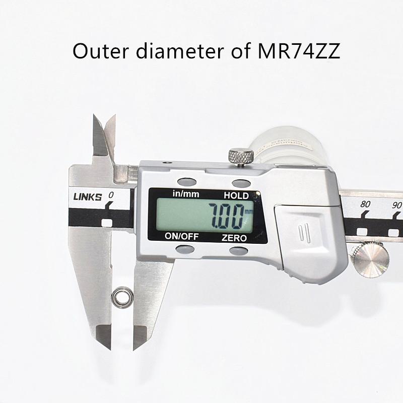 Mr74zz Bearing Afortunado 10pieces Metal Sealed Chrome Steel 4*7*2.5(mm)