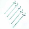Set of 5 Tent Pegs for Rocky Ground, 23cm, Galvanized Steel