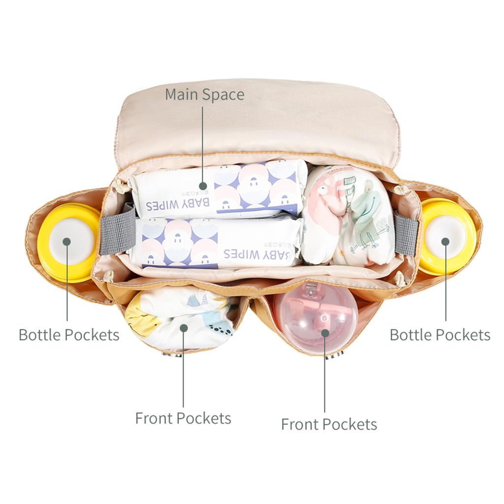 Многофункциональная сумка для подгузников, водонепроницаемый детский рюкзак с внутренним отделением, легкий вес