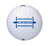 Мячи для гольфа Dunlop SRIXON AD SPEED3, модель 2024 года, 1 дюжина (12 Шариков), белый