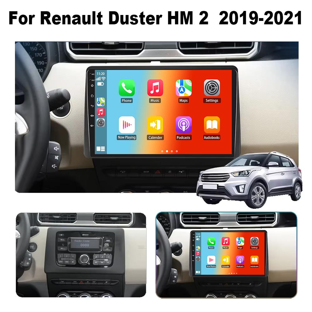 Автомобильный мультимедийный центр Радио Carplay Навигация Стерео 2 Din Сенсорный экран Android OS Для Renault Duster HM 2I 2020-2023