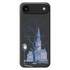 For iPhone 17 Air Case Street Outside The Castle Pattern Printing Straight Edge TPU Phone Back Cover