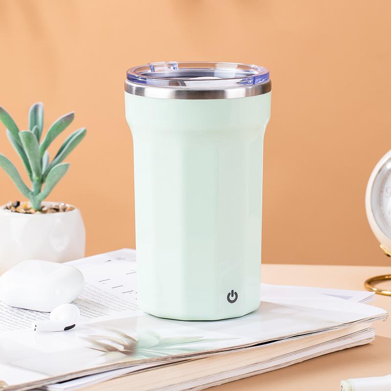 Автоматическая кружка для помешивания кофе, молока, сока, электрическая кружка из нержавеющей стали с вращающимся магнитным механизмом для помешивания