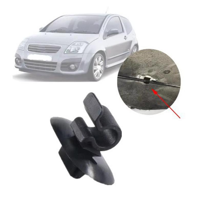 1/1 шт. Зажим-фиксатор стойки капота автомобиля Подходит для Citroen C1 C1 Berlingo AX Peugeot 1117 116 Vauxhall Vivaro Eurovan Крепежные аксессуары