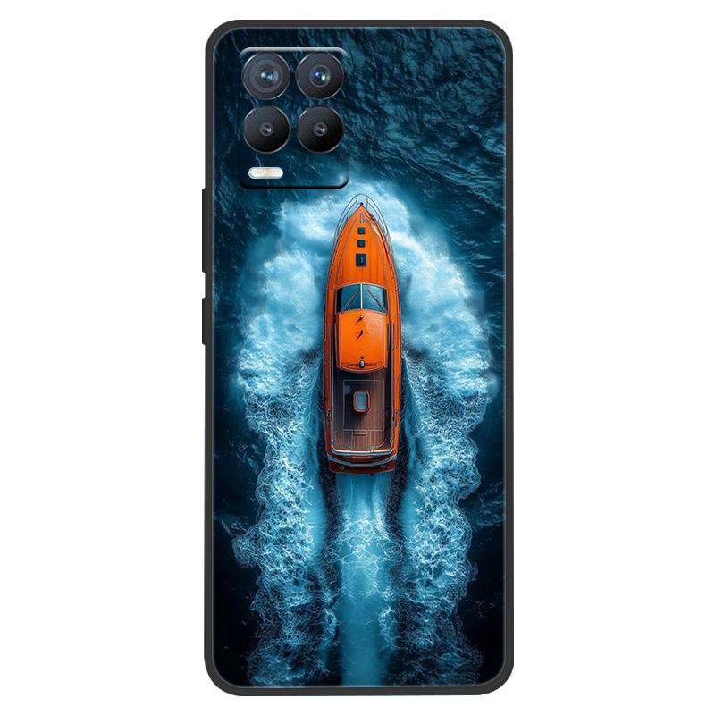 Для Realme 8 Pro 4G Мягкий силиконовый чехол Защитная крышка Крутой чехол для телефона с рисунком Животное Мультяшный автомобиль Для Realme 8 pro RMX3081 8i