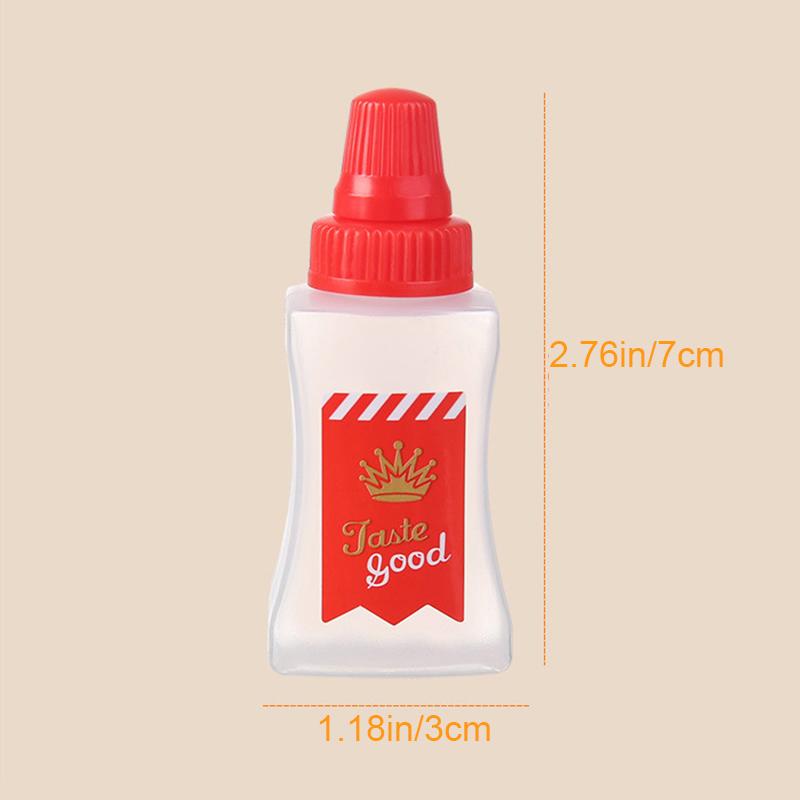 2 шт. Мини-бутылка для приправ и соусов, портативный контейнер для заправки салата кетчупа