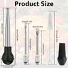 Multifunctional Turkey Baster Stainless Steel Turkey Baster Syringe Meat Marinade Injector for BBQ Grill Kitchen Baking Cooking