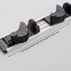 Mop Holder Rack Heavy Duty Wall Mounted Space Saving Broom Storage Tool Rack for Home