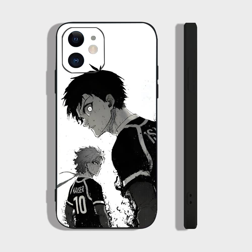 Аниме М-Майкл Кайзер Для IPhone 17 Air 16 15 14 13 12 11 Pro Черный Мягкий Чехол для Телефона