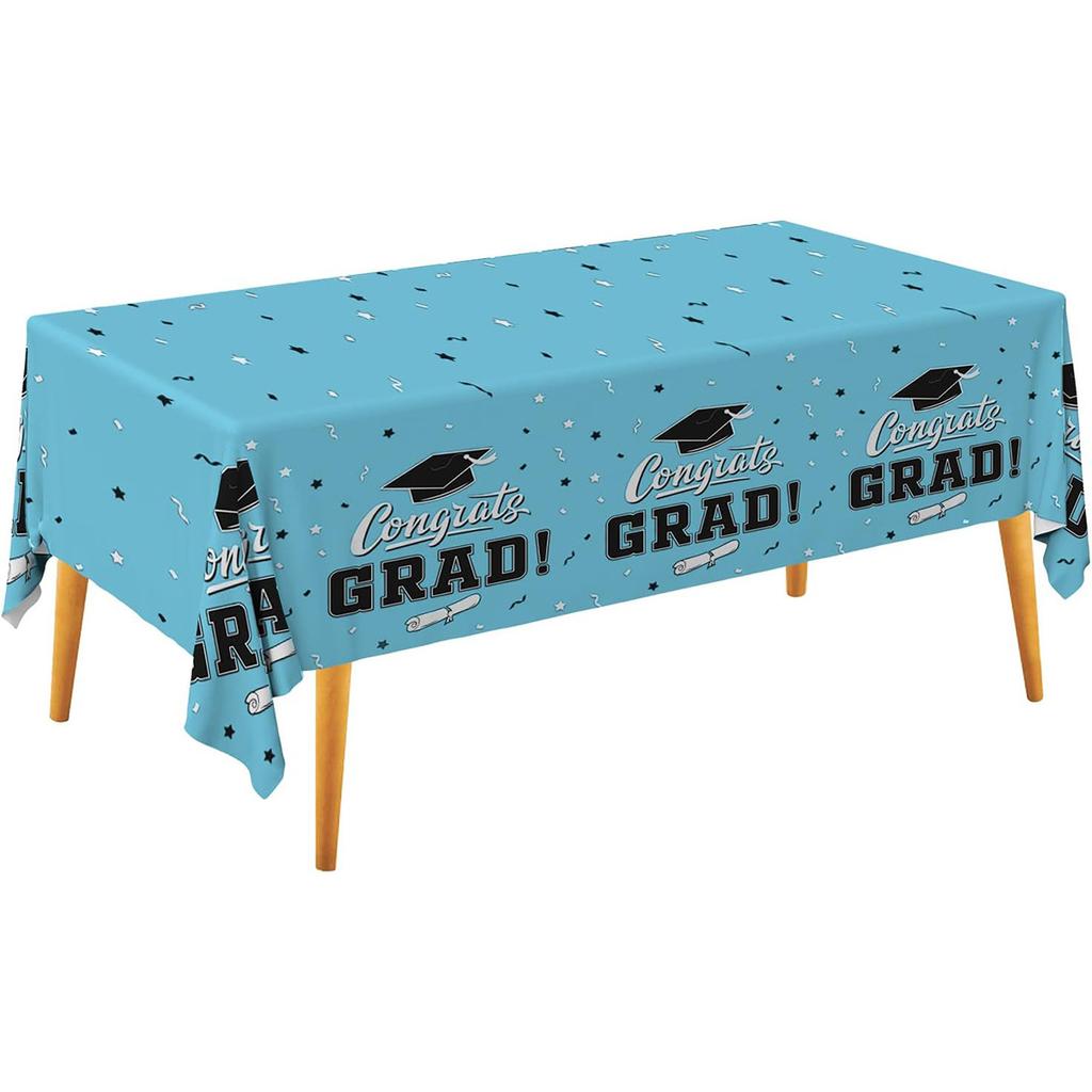 152*305cm High-quality Linen Graduation Tablecloth, -wrinkle Tablecloth, Suitable For Use In Graduation Ceremonies And Party Supplies. Party Supplies