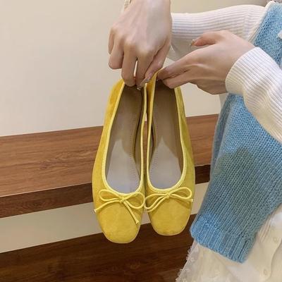 Ретро одинарная обувь женская низкокаблучная обувь с открытым верхом