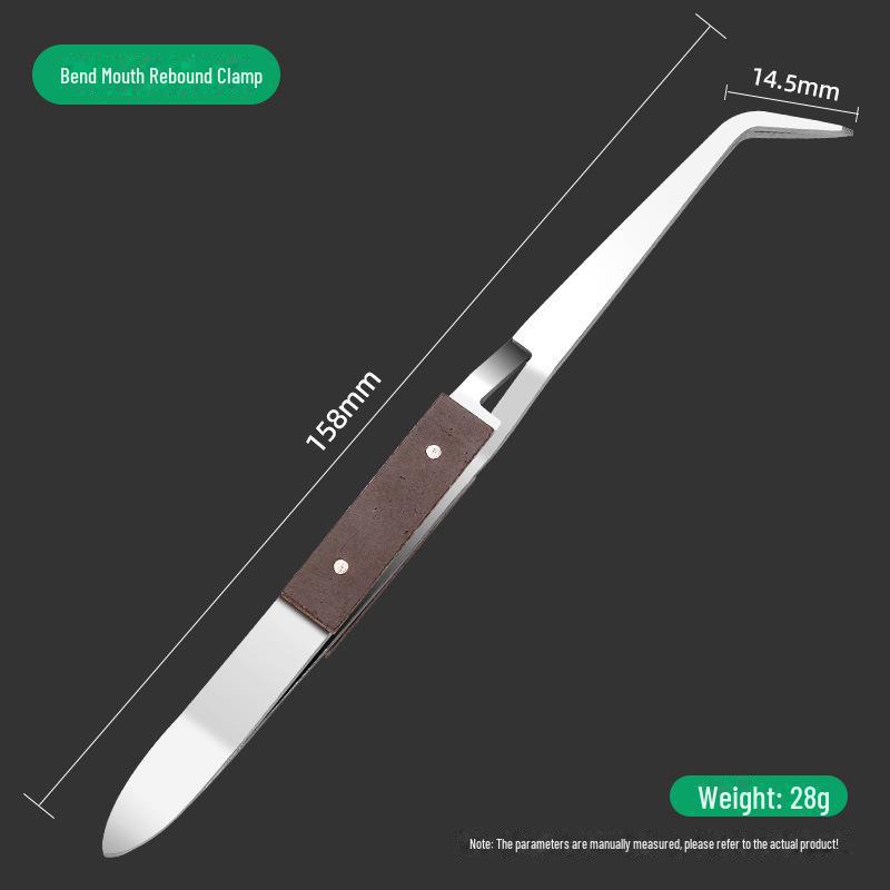 Универсальные пинцеты для ювелирной сварки: Изогнутые и прямые зажимы для отскока