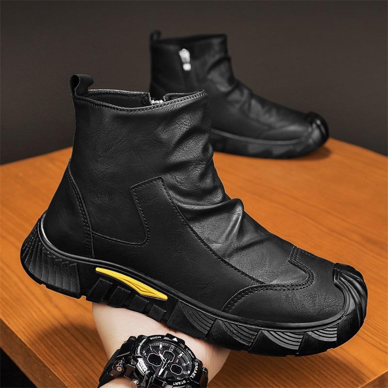 Labor Insurance Men's Shoes, Waterproof and Non-slip In Autumn and Winter, Light for Work On Construction Sites, Men's Work Shoes, Sports Shoes