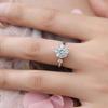 Women Lady Girl Luxury Rotatable Zircon Decoration Stylish Casual Fashion Round Ring