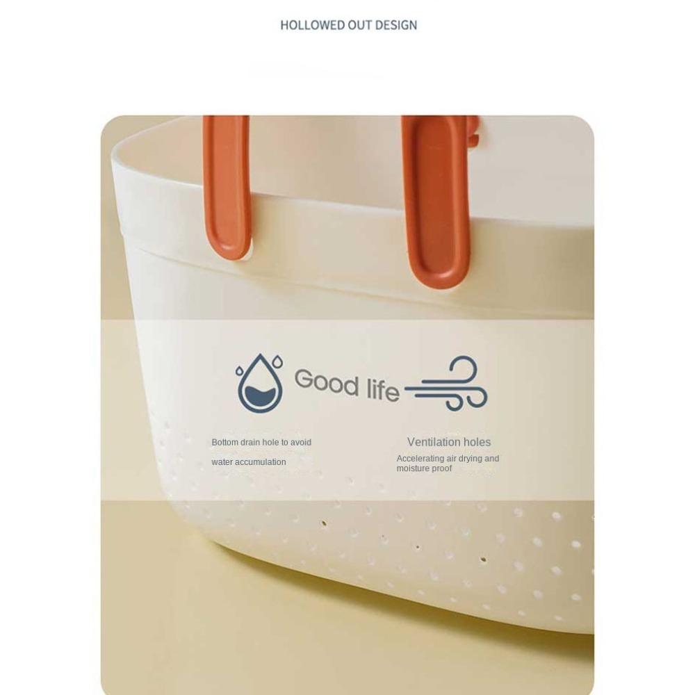 Силиконовая ручная корзина для мытья Большая вместимость Корзина для хранения мелочей Новая корзина для ванной
