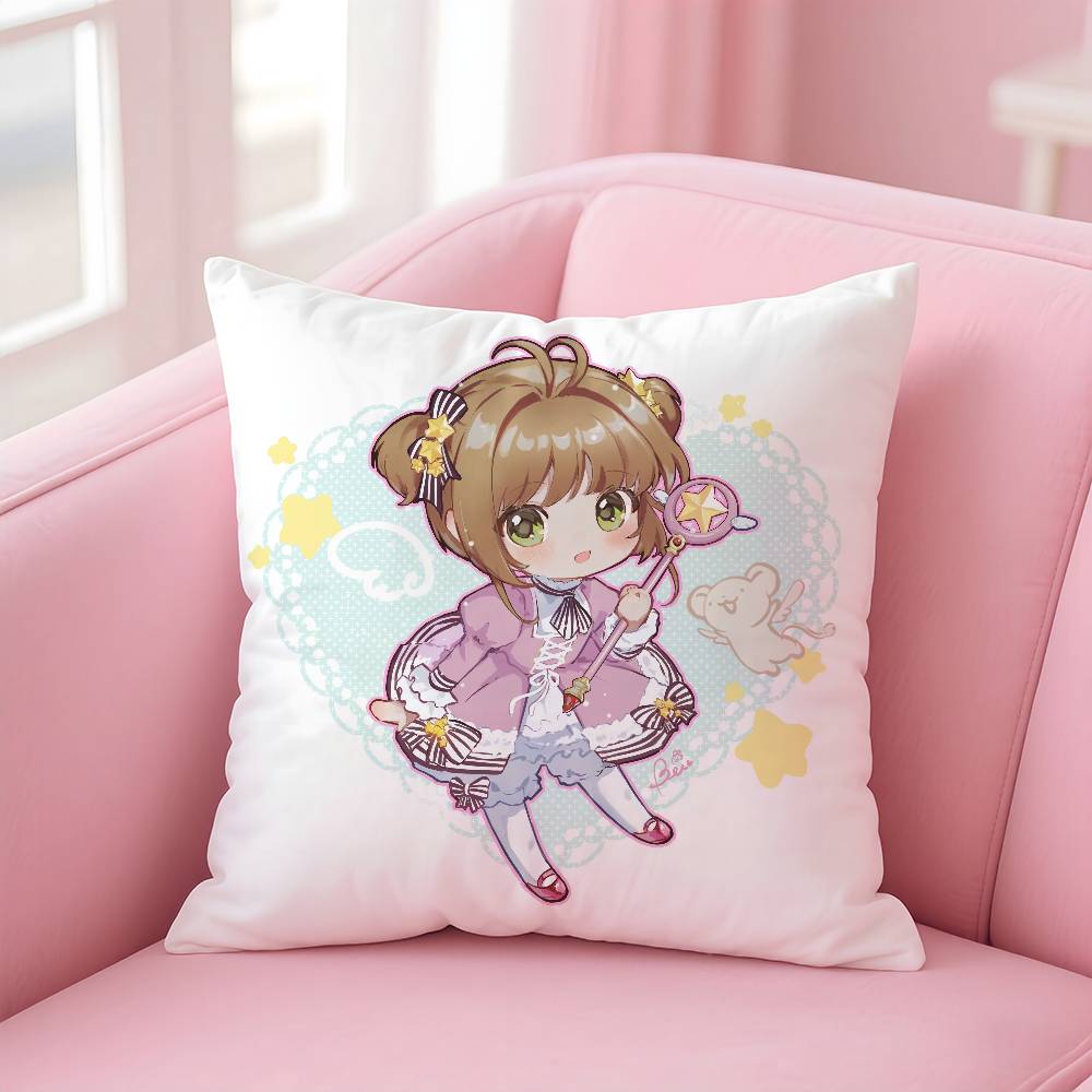 C-Cute Сакура Киномото Наволочка Антипылевой Клещ Невидимая Молния Шелковистый Короткий Плюш Чехол на Подушку для Дивана