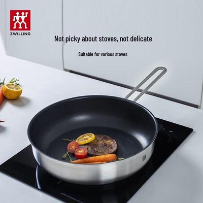 Сковорода Nova Plus 24 см с антипригарным покрытием из нержавеющей стали