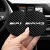 GUFPR1 For AMG B W206 W211 W212 W201 W210 W168 GLC W176 W124 W126 W140 W169 W177 W204 2Pcs Car Coaster Water Cup Mat Non-Slip Pad