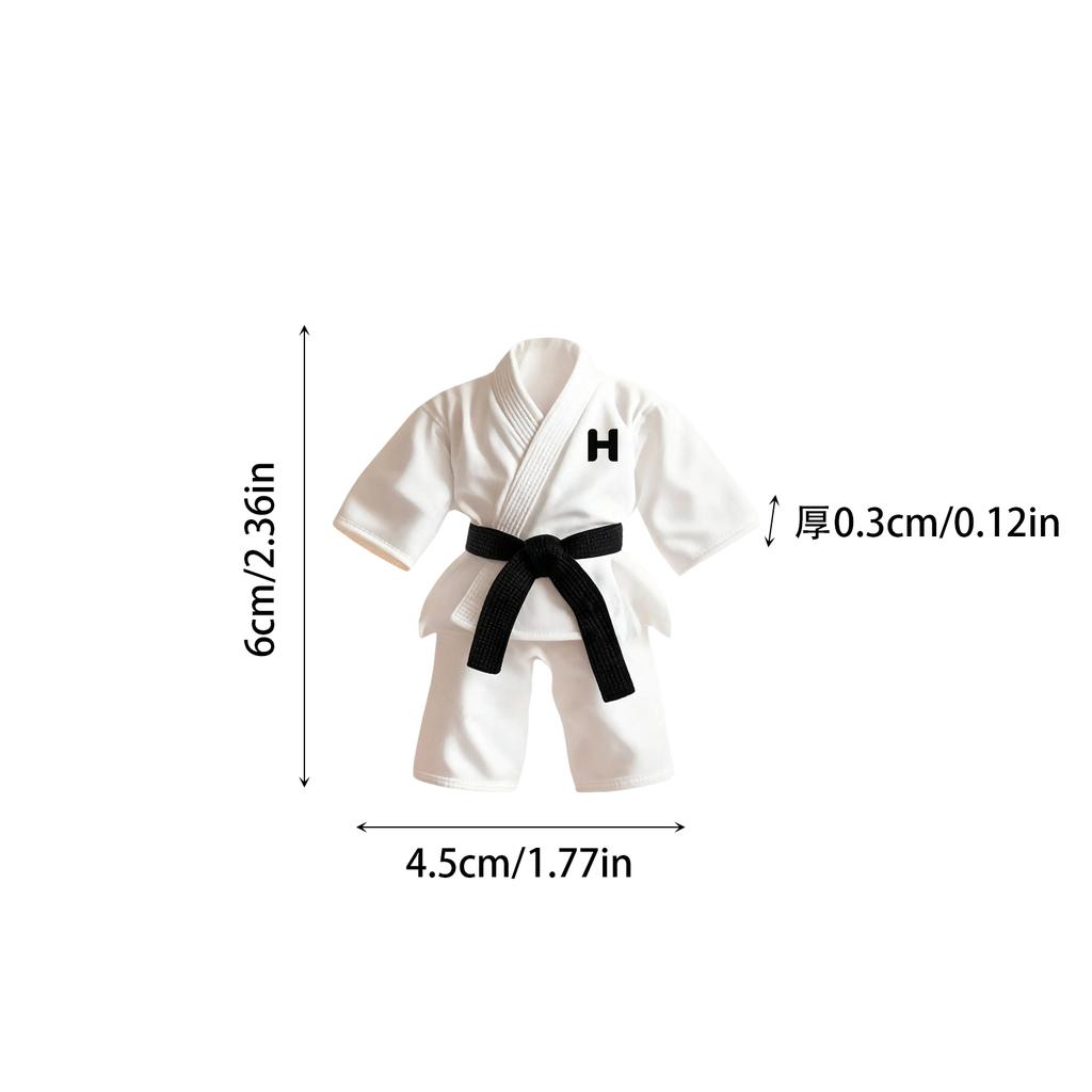 Персонализированное акриловое 2D плоское украшение для одежды тхэквондо на рождественскую елку