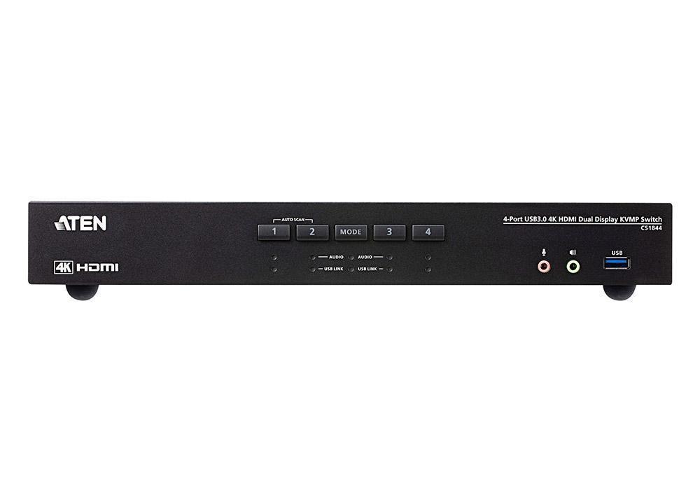 ATEN CS1844 KVMP-переключатель - KVM / аудио / USB-переключатель - 4 порта