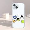 Милый Чехол-темагочи-S для IPhone 17 16 15 12 11 Pro Max 14 Plus 13 Mini Прозрачный Мягкий Чехол Funda