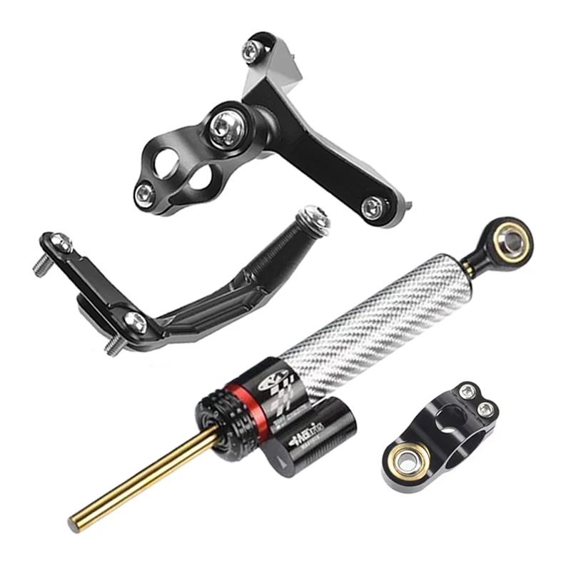 For KAWASAKI Ninja ZX6R ZX-6R 2024 CNC Motorcycle Stabilizer Steering Damper Mounting Bracket Support Kit