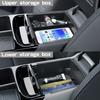 Органайзер-лоток на центральную консоль двухслойный для 2025 Hyundai Tucson Limited Бокс для хранения в подлокотнике Внутренний бокс на центральную консоль автомобиля