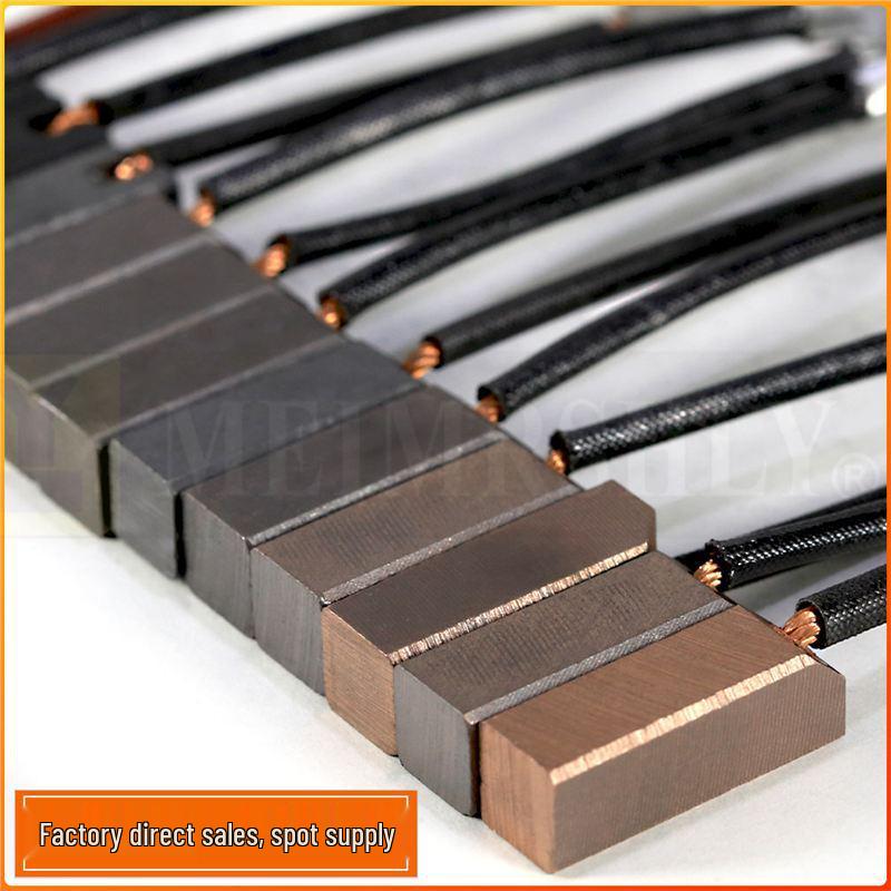 High Copper Carbon Brush 8x10x37/32 J204 for Motor, Diesel Generator, Crimping Machine