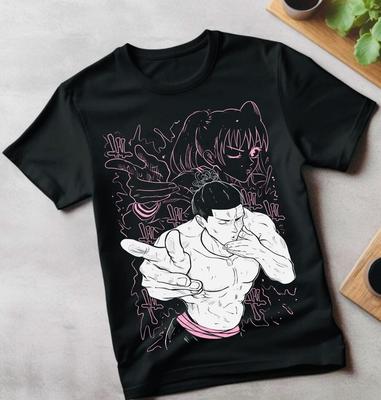 Футболка Itadori Yuji Jujutsu Kaisen Ryomen Sukuna Horror Anime Рубашка всех размеров