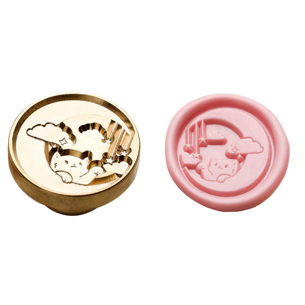 Симпатичные домашние животные, серия штампов, сделай сам, ручная печать, медная головка для свадебной открытки