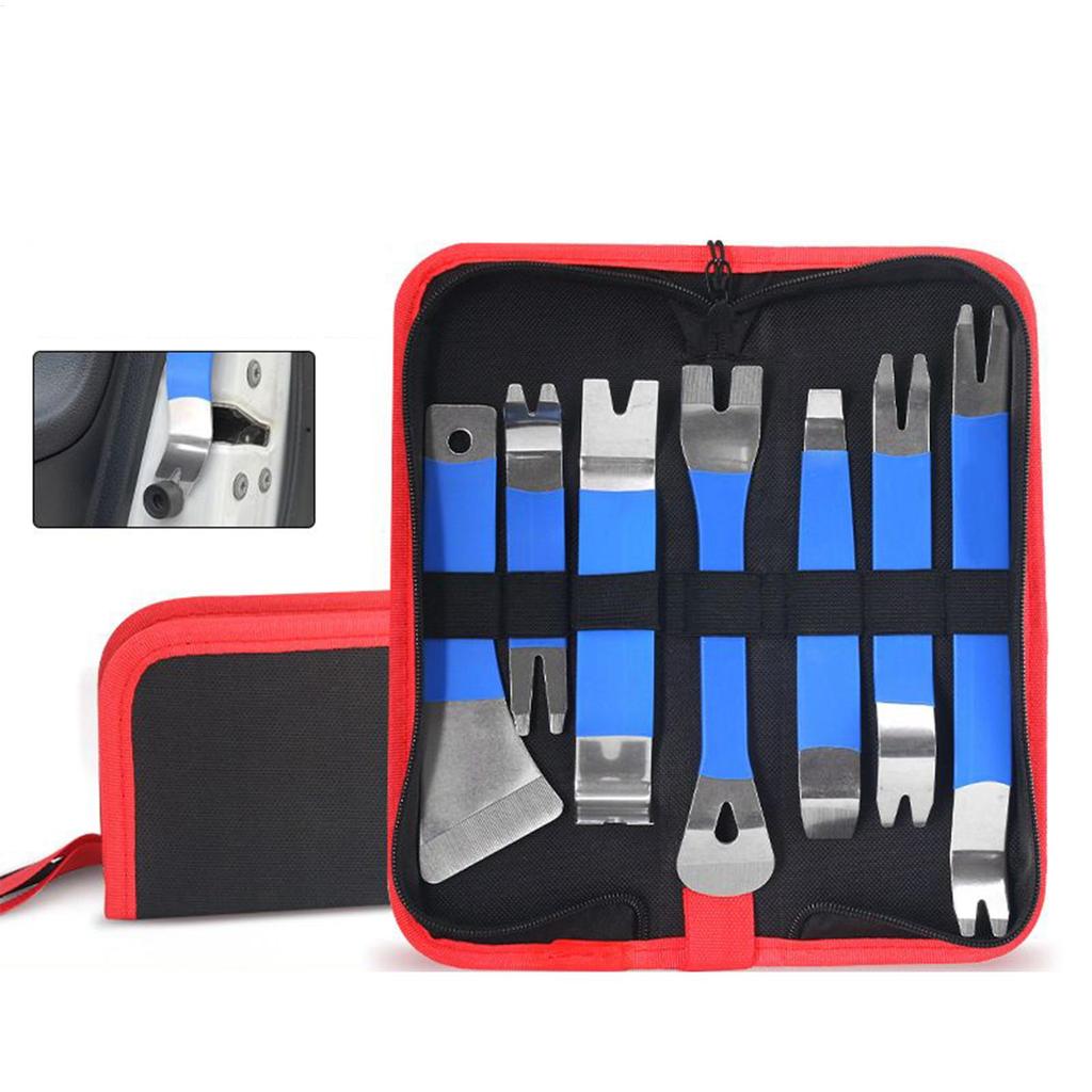 Trim Removal Tool Auto Clip Fastener Remover Pry Tool Set 1 Set Automotive Installer Pry For Window Door Detailing Interior