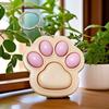 Cartoon Cat Claw Button Pendant Fingertip Toy Cat Paw Keyboard Creative Cat Paw Keychain  Kids Toy