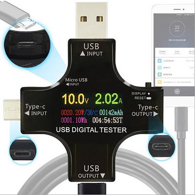 Цифровой тестер-мультиметр USB Type-C, монитор тока и напряжения