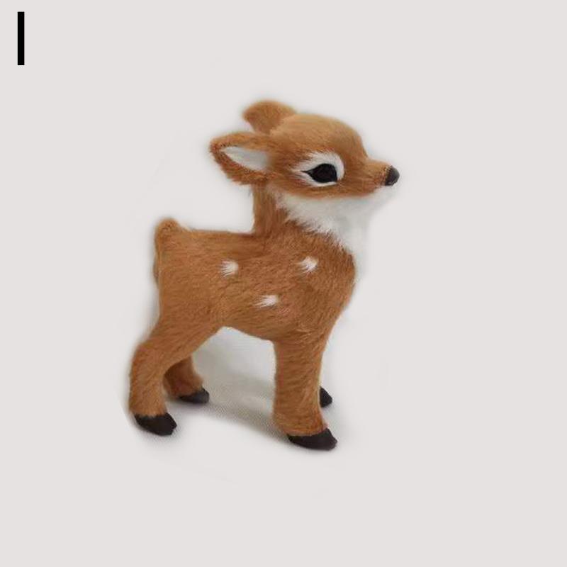 1 шт. садовый пейзаж миниатюрный реалистичный олень милый ПВХ садовый декор украшения фигурка куклы домашний подарок