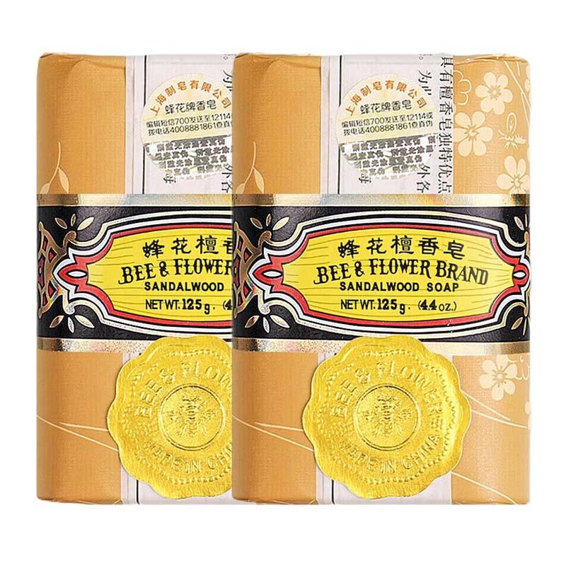 Bee & Flower Sandalwood Soap (125g x 2 pack)