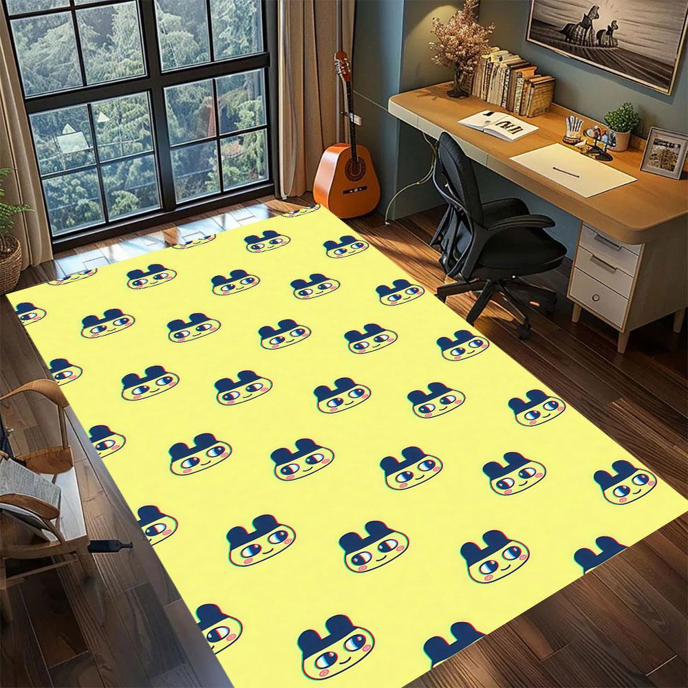 Tamagotchi anime character Carpet for Living Room Bedroom Home Decor Cool Movie Mat Play Floor Mat