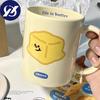 Симпатичная керамическая кружка со сливочным сыром, подарок подруге, молочная кружка, студенческое общежитие