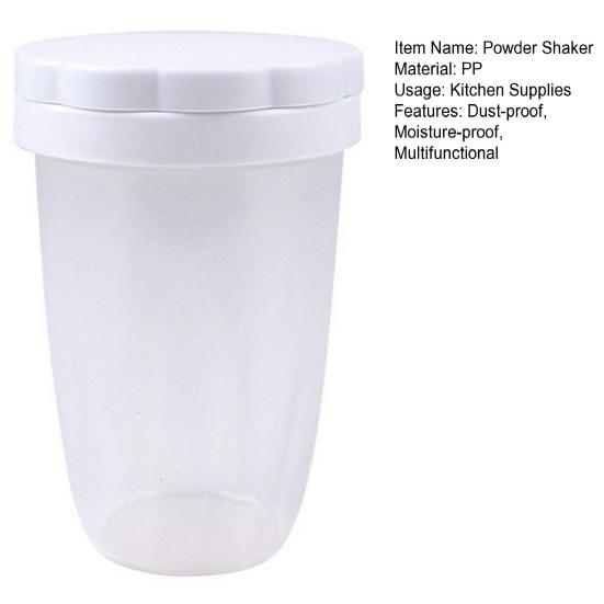 1/2/3 шт. Шейкер для сахара и разрыхлителя с крышкой, пыленепроницаемый, влагостойкий, просеиватель для муки, перца, корицы, какао-муки, пластиковый шейкер для специй для барбекю