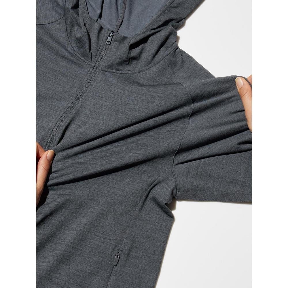 Uniqlo Мужская парка с ползунком Dry Ex с защитой от УФ-лучей
