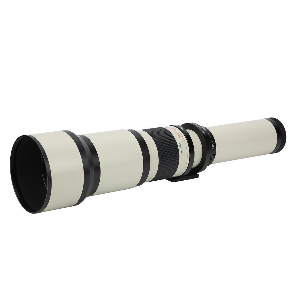 6501300mm F8F16 Telephoto Manual Zoom Lens with Adapter Ring for Sony AFMount Camera